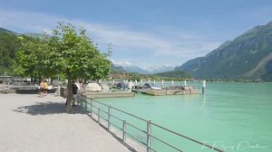 БРИЕНЦ Швейцария 🇨🇭 Пешеходная экскурсия по озеру Бриенцерзее Швейцария 4K