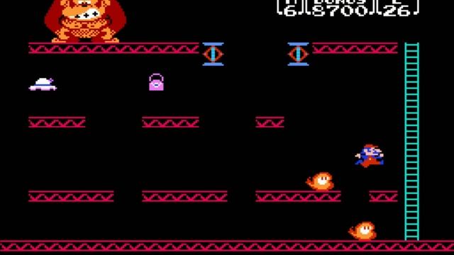 Donkey Kong 2 (2016) - Hack of Nuts & Milk [NES]