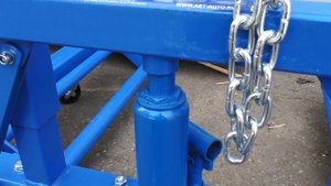 🔴  AE&T Т08100 Тележка для перевозки грузовых колес 1000 кг  |  Тележки для снятия колес