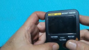 Checking the Correctness of the Socket ANENG AC11 Tester