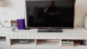 включается только до заставки PHILIPS (после включения в розетку) и больше не реагирует