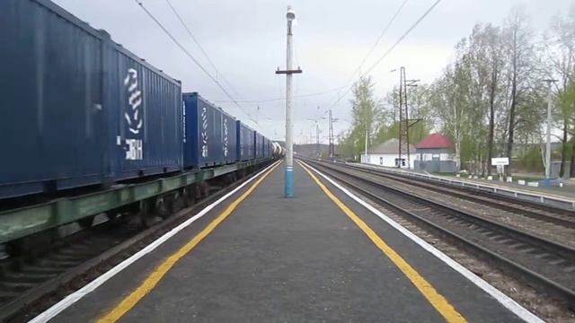 2ЭС10-005 с приветливым помощником машиниста смотреть онлайн