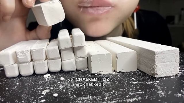 Хруст. Природный пиленный мел. Канцелярский мел. Мел Феникс. Мел в пасте. ASMR смотреть онлайн