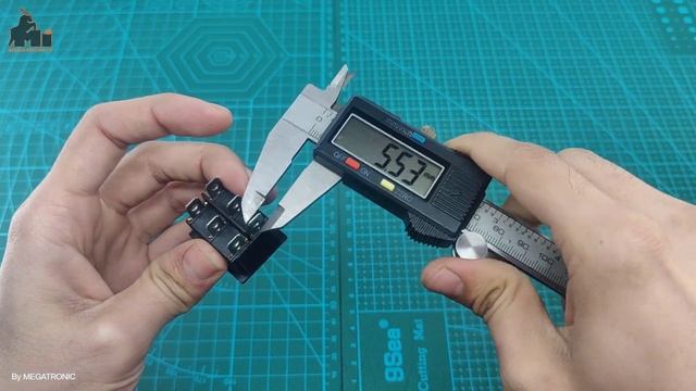 KCD4S-J20 | 6Pin KCD4-202N ON/OFF Rocker Switch DPDT Red LED