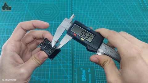 KCD4S-J20 | 6Pin KCD4-202N ON/OFF Rocker Switch DPDT Red LED