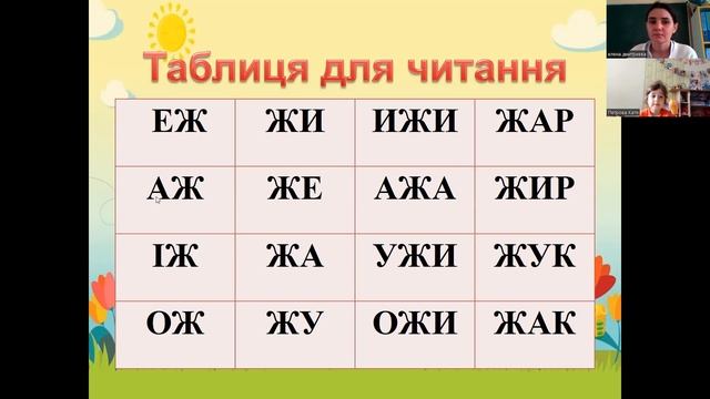 Навчання елементів грамоти. Тема: Звук ж. Буква Жж.