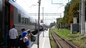 Поезд Кисловодск-Симферополь.ст.Пятигорск.прибытие и отправление(13-08-2022)