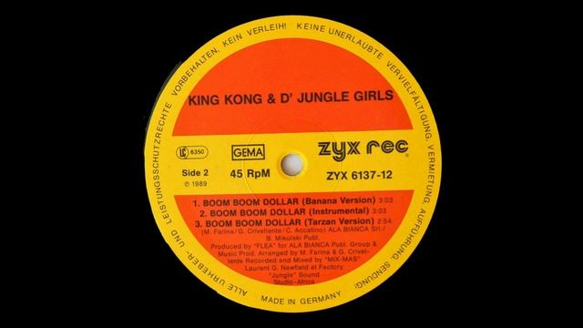 King Kong & D' Jungle Girls – Boom Boom Dollar (Instrumental)