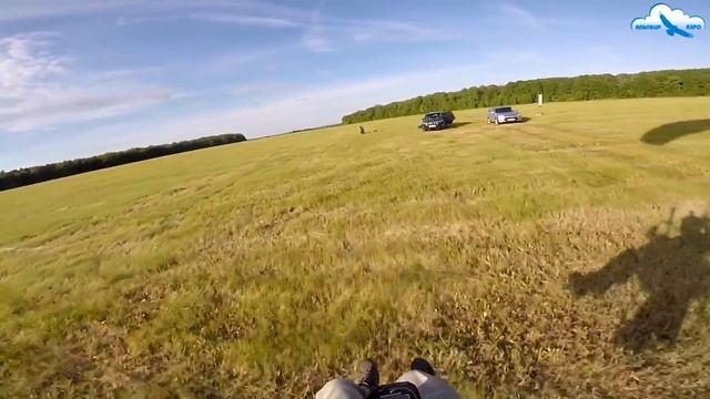 Бреющий полёт на парамоторе АЛЬТАИР-185 над землёй Татарстана и рекой Кама / Красивые виды