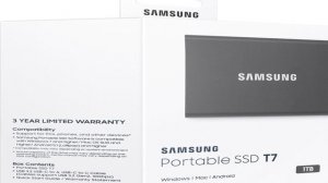Внешний SSD Samsung T7 - краткий обзор
