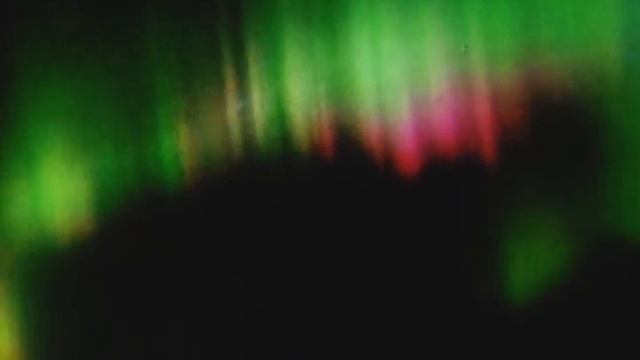 Собаки и полярное сияние.Красота Антарктики...