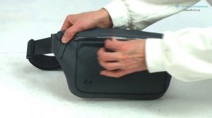 Обзор сумки на пояс Piquadro BK SQUARE/O.Blue CA2174B3_BLU4