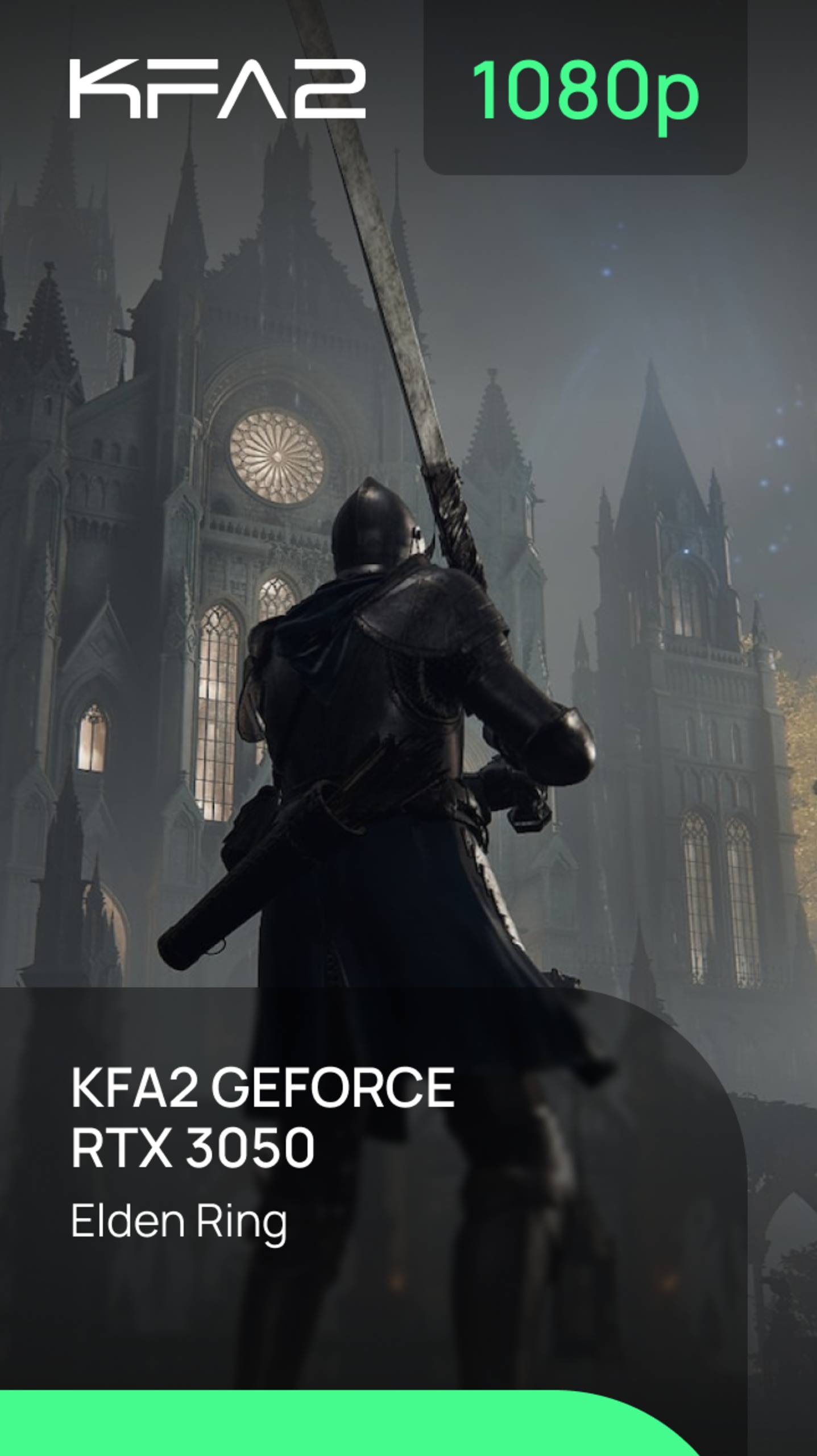 Elden Ring | KFA2 X GeForce RTX 3050 Black | 1080p (Full HD) разрешение