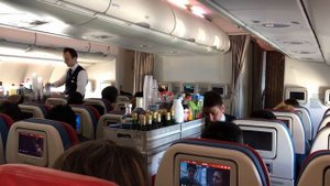 Turkish Airlines Economy Class Airbus A330-200 Istanbul to Amsterdam