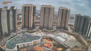 Строительство Переделкино Ближнее. Запись с web камеры. 10-23 ноября 2014г