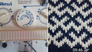 Вязальная машина Ладога-1. 
3. Орнамент на машине легко, просто, быстро и без ошибок.