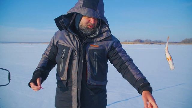 ЛОВЛЯ ОКУНЯ ЗИМОЙ НА БАЛАНСИР [ЗИМНЯЯ РЫБАЛКА]