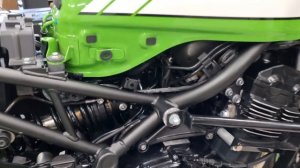 Kawasaki Z900 RS service after 25000 km, installation of the Hyperpro suspension kit.