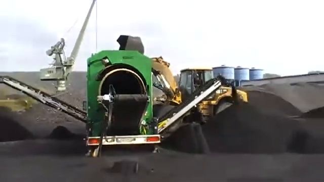 Грохот Zemmler MS 5200 угольный карьер , сортировка угля смотреть онлайн