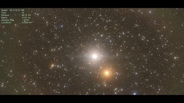 Quasar and its orbital stars смотреть онлайн