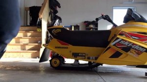 My ski doo mini z 120 running