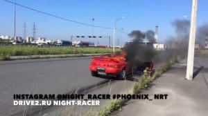 Toyota MR2 #phoenix_nrt в Санкт-Петербурге. Первые заезды. Огонь.