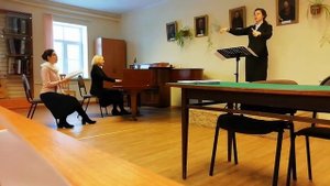 Открытый урок по дирижированию со студентами Регентского бакалавриата #спбдаис