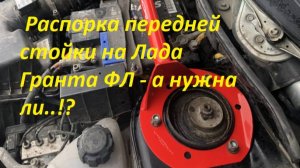 👀 Растяжка (распорка) передних стоек Лада Гранта ФЛ - а нужна ли??