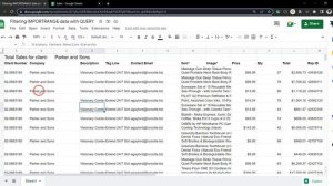 Filtering IMPORTRANGE data with QUERY in Google Sheets