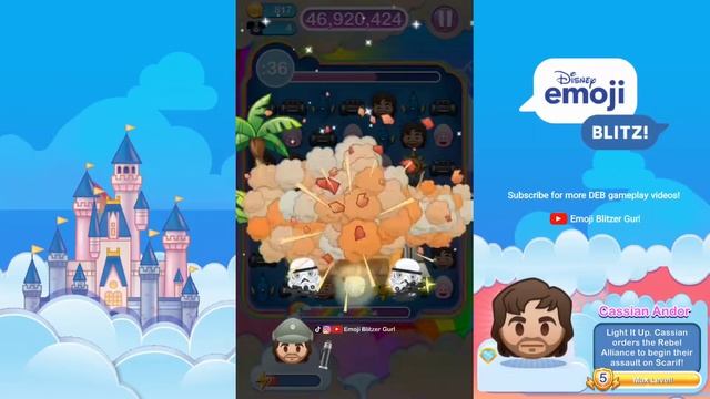 Disney Emoji Blitz CASSIAN ANDOR (Level 5) - Star Wars Rouge One - Exclusive смотреть онлайн