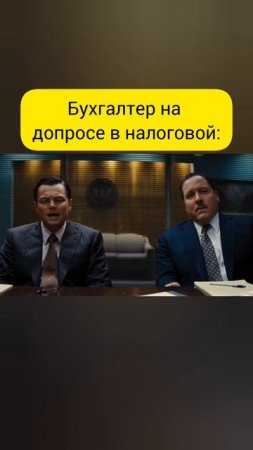 Бухгалтер на допросе в налоговой #бухюмор