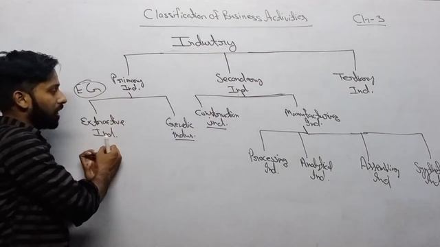 Classification of business activities | Types of Industry | ISC class 11 commerce chapter 3 |