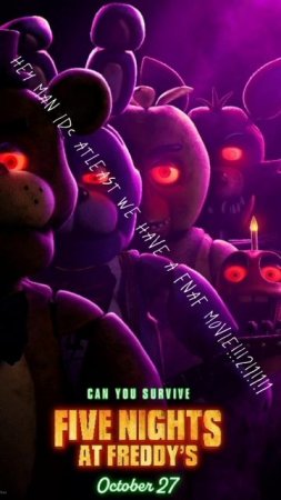 fnaf poster review by springturd #fnafmovie #shorts