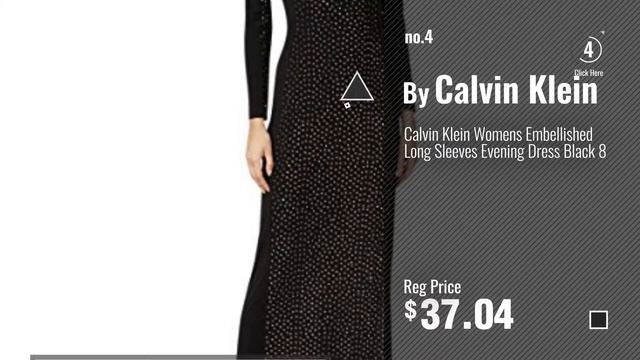 Top 10 Maxi Dress Calvin Klein [ Winter 2018 ]: Calvin Klein Women's Printed Maxi Dress with Flutte