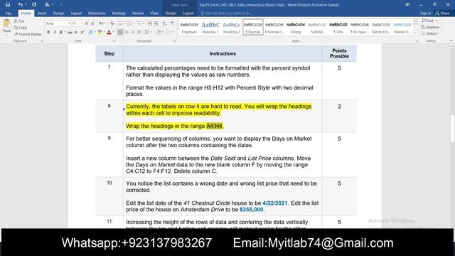 Exp19_Excel_Ch01_ML2_Sales | Exp19 Excel Ch01 ML2 Sales | Excel Chapter 1 Sales