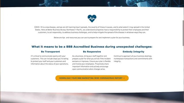 Building Trust in Trying Times: Business Resources During The Coronavirus Crisis