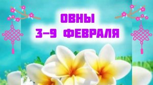 ОВНЫ. Неделя 3-9 февраля.