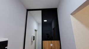 Встроенный шкаф-купе в прихожую, в нишу!) Built-in wardrobe in the hallway, in the niche!)