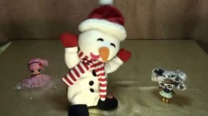 Поющий СНЕГОВИК/Обзор игрушек/Снеговик поет и танцует/Снеговик поет песню Jingle Bells