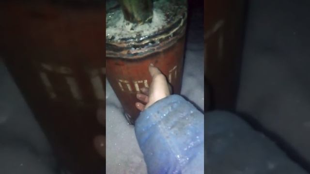 начал делать печь длительного горения для палатки