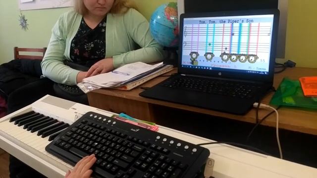 Учимся читать ноты с обучающей программой Софт Моцарт Катя, 6 лет г. Чайковский смотреть онлайн