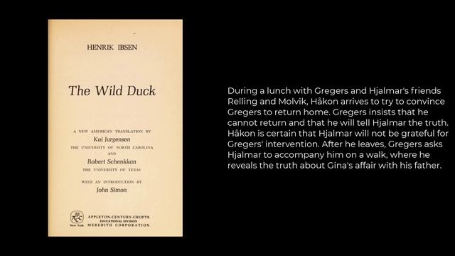 The Wild Duck Summary смотреть онлайн