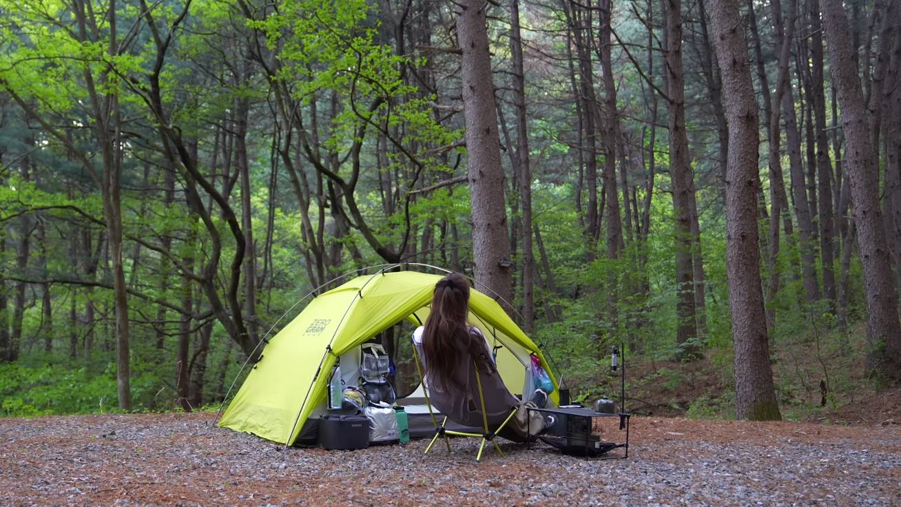 Соло кемпинг в маленькой палатке смотреть онлайн