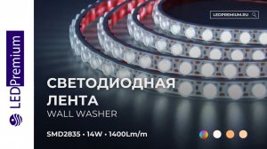 Светодиодная лента LP56-LT 24V (2835, 14 W/m, 1400 lm/m, IP67)