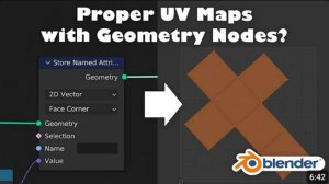 How to create proper UV Maps with Geometry Nodes in Blender