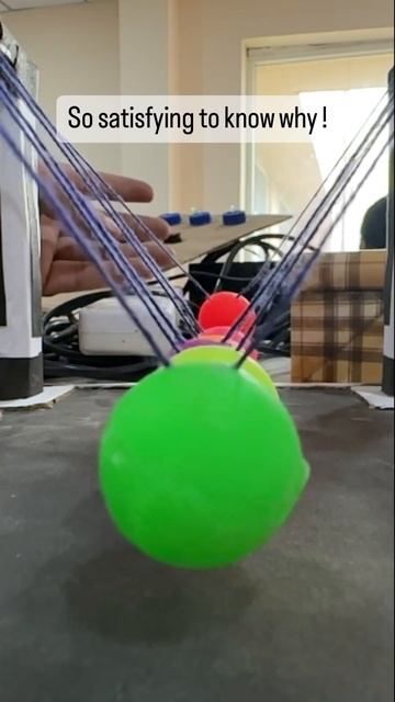 "Capturing the Elegant Dance of Newton's Cradle ⚖️🔵🔴 #PhysicsInMotion" #shorts#physics#ex смотреть онлайн