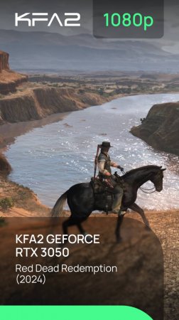 Red Dead Redemption (2024) | KFA2 X GeForce RTX 3050 Black | 1080p (Full HD) разрешение