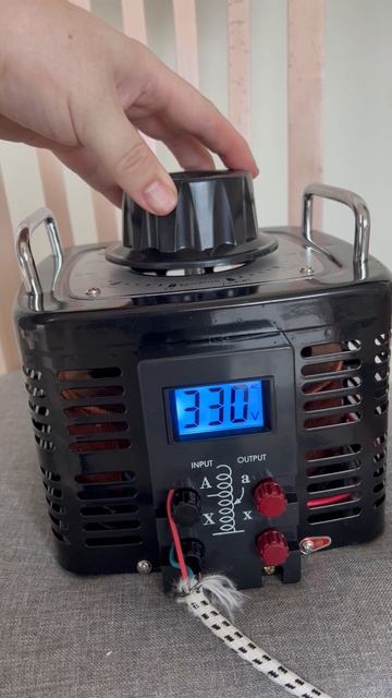 High voltage for variac SUNTEK 7000VA 0-300Volts. Test.