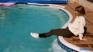 Wetlook Girl in Country Pool | Wetlook Country Girl | Wetlook Jacket