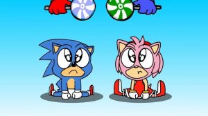 Малыш Соник -со снежного склона в кладовку! Sonic  АНИМАЦИЯ